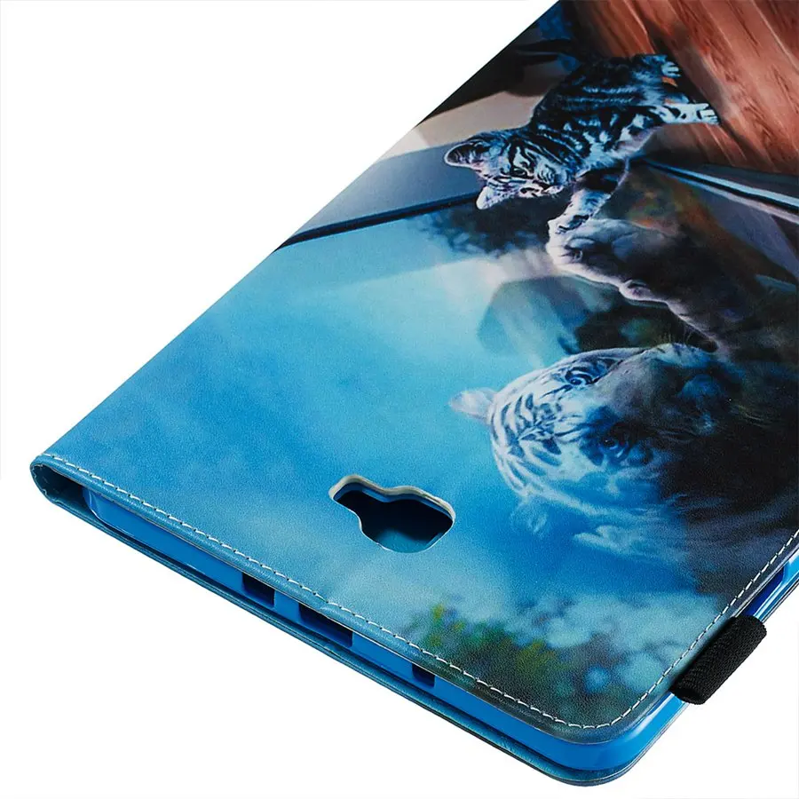 Магнитный Печатный PU кожаный чехол для Samsung Galaxy Tab A A6 10 1 2016 T580 T585 T580N SM планшет