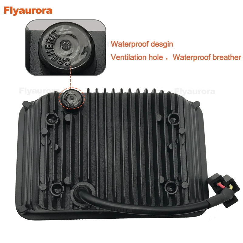 Автомобиль Грузовик 4x6 дюймов прямоугольный прожектор светодиодный фары