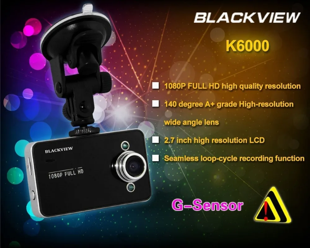 Видеорегистратор HBUDS K6000 1080p ЖК-дисплей 2 7 дюйма акселерометр | Электроника