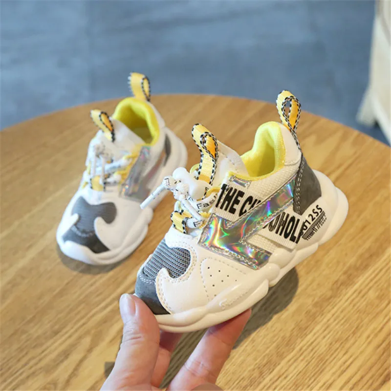 DIMI/2019 г. Осенняя обувь для маленьких мальчиков и девочек Дышащие Детские