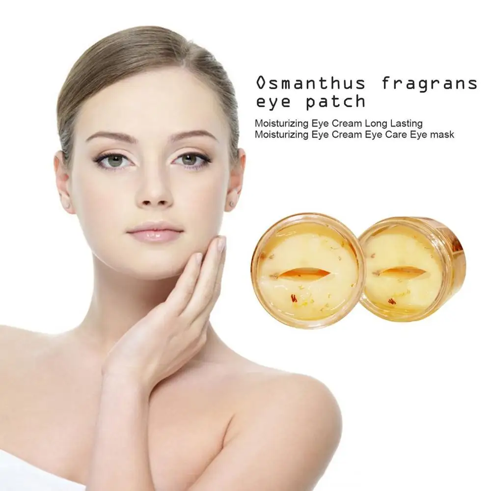 Золотая маска для глаз османтус 80 шт. в бутылке коллаген ухода за кожей лица