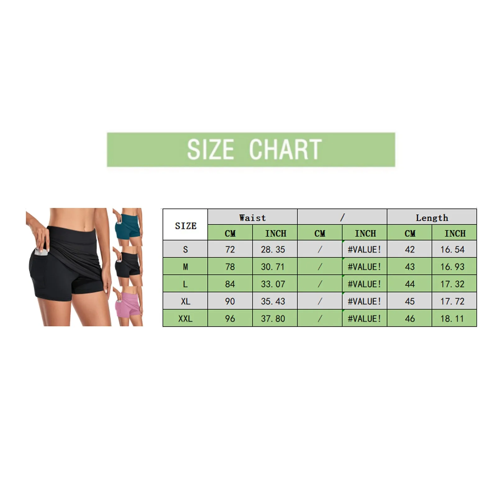 

Women Tennis Skorts Sport Athletic Shorts Skirt Solid Color Fitness High Waist Shorts Female Sportswear Women's Skirt