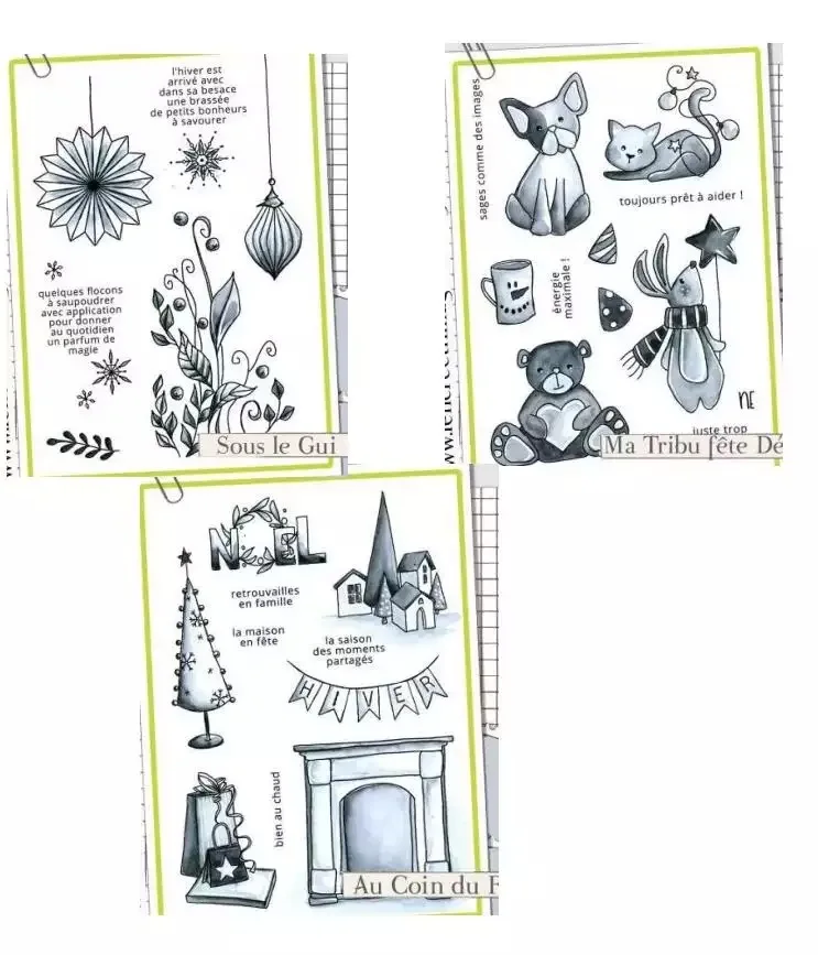 

2021 Новый Французский прозрачный штамп, прозрачная печать для «сделай сам», Скрапбукинг/изготовление карт A5051