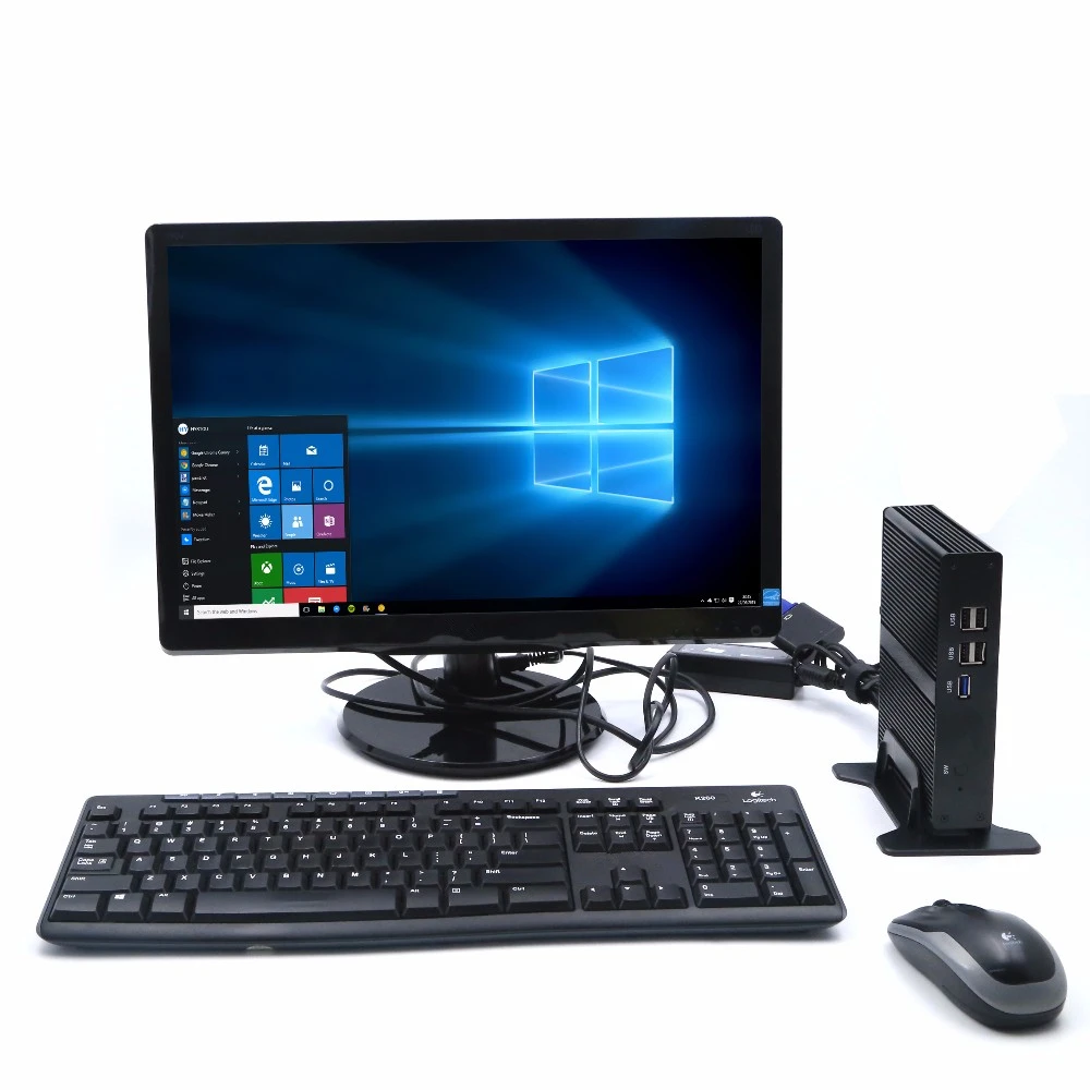 2020 Topton Intel четырехъядерный безвентиляторный мини ПК J1900 Max 2 42 GHz HD Graphics 1080P HTPC TV Box