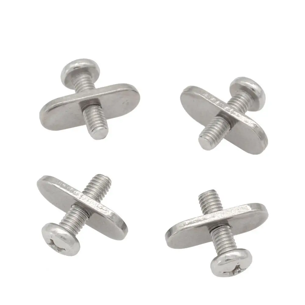 

4 Sets Stainless Steel M6 Screws + Nuts Kayak Track/Rail Mounting Fittings