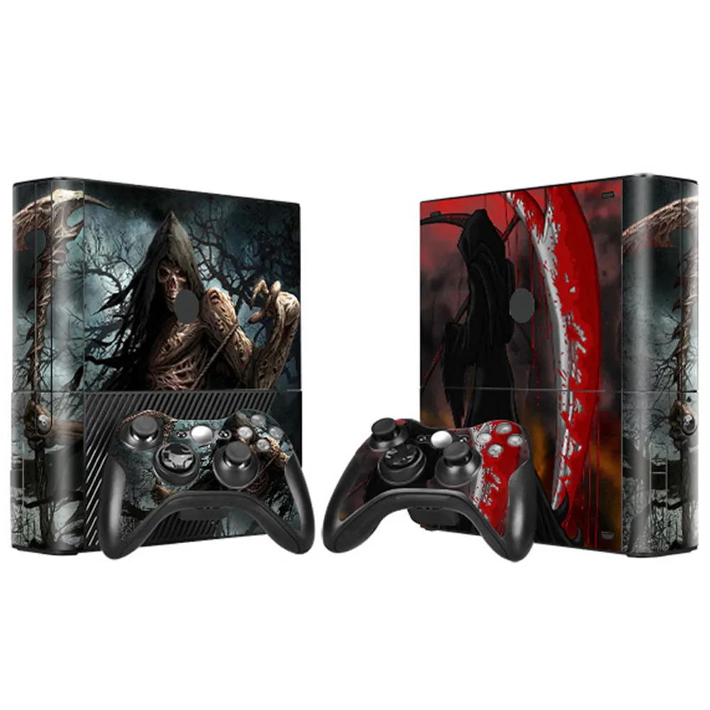 Стикеры для игровой консоли виниловые наклейки XBOX 360 E 2 контроллера | Электроника