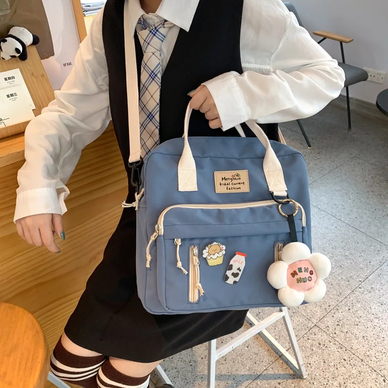 

Kawaii Women Backpack Large Capacity Japanese School Bags for Girl College Female Handbag Fashon Casual Women Crossbody Bags