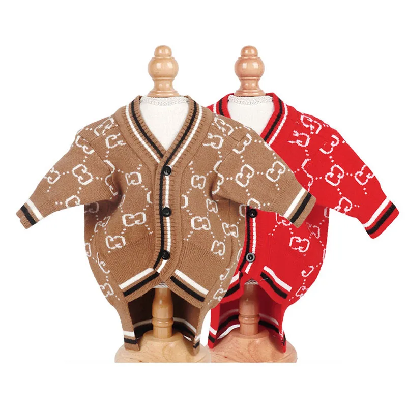 

Модный теплый вязаный свитер для маленьких и средних собак на осень и зиму, мягкая и приятная для кожи одежда с принтом для щенков и кошек