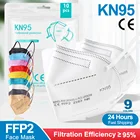 5-200 шт. KN95 маски ffp2mask CE 5 слоев маска для лица многоразовая KN95 респиратор ffp3mask FFP3 защитная маска для лица Mascarillas Masken