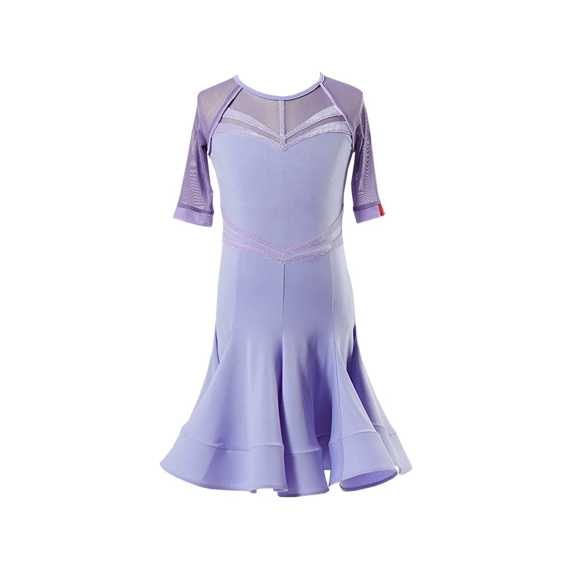

Latin Dance Costumes For Girls Latin Competition Dress Ballroom Dance Performance Stage Clothes Rumba Practice Clothing VO1462