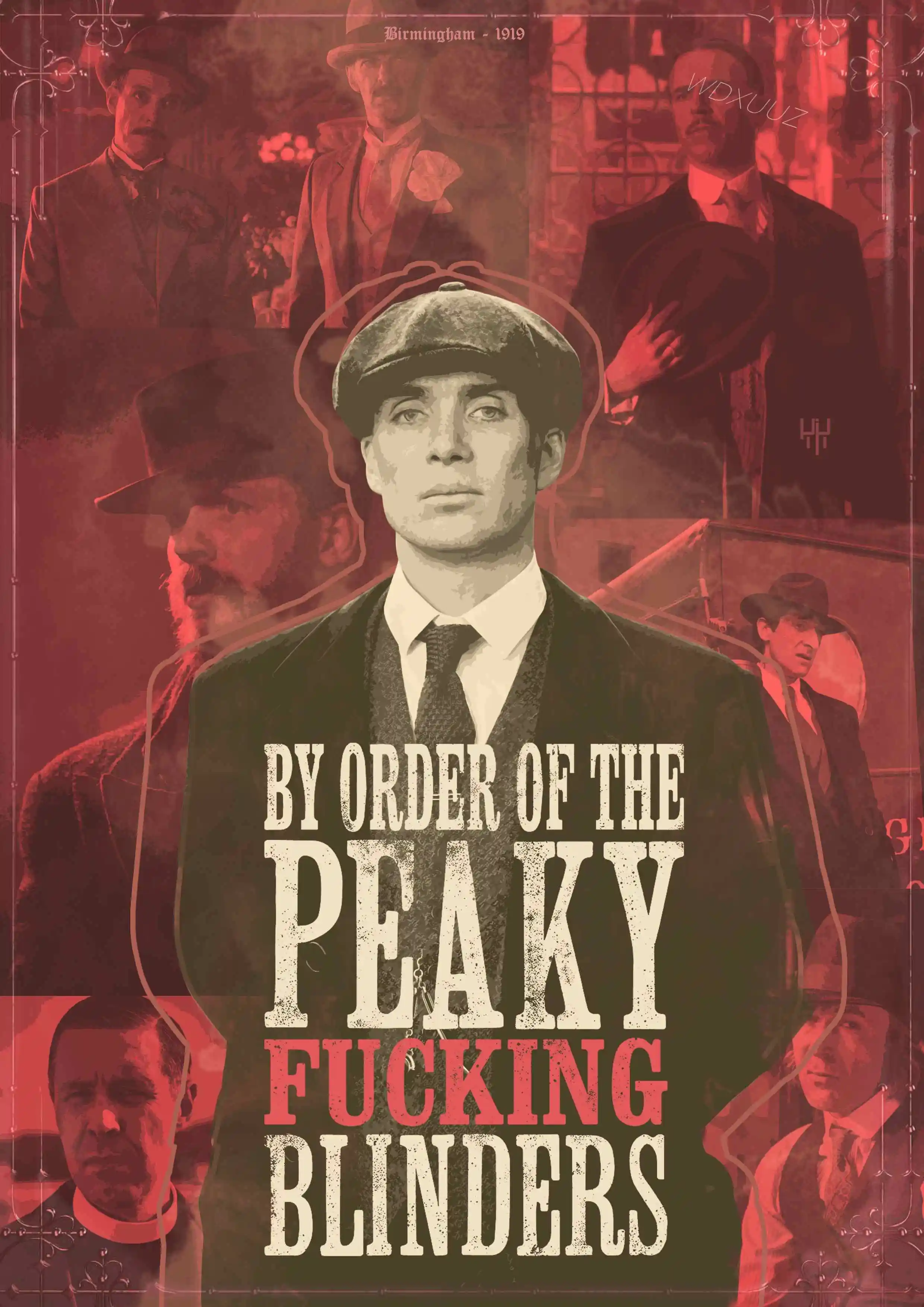 9 Популярный британский Бандитский Гангстер сериал Peaky Blinders семейная декоративная живопись постер настенное искусство без рамки o872 - Цвет: 9