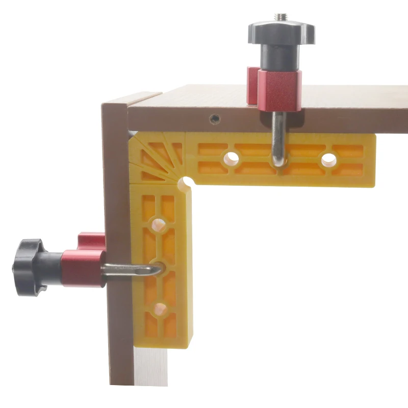 Деревообрабатывающий угол 90 градусов L образные Строительные зажимы под прямым