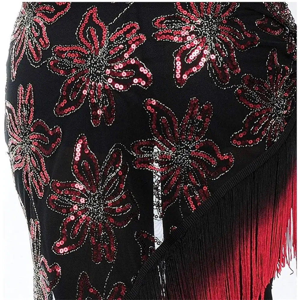 Пикантные вышивка танец живота хип шарф набедренные повязки для танца Для женщин