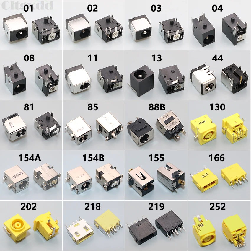

Cltgxdd 20models Laptop Notebook Netbook Charging Port DC Power Jack Socket Female Connector For ASUS Samsung Lenovo HP Acer