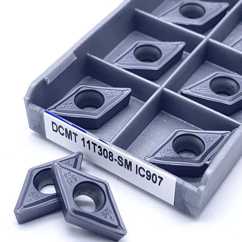 

DCMT11T304 DCMT11T308 SM IC907 IC908 Internal Turning Tool Dcmt Carbide Insert TurningTool Turning Insert
