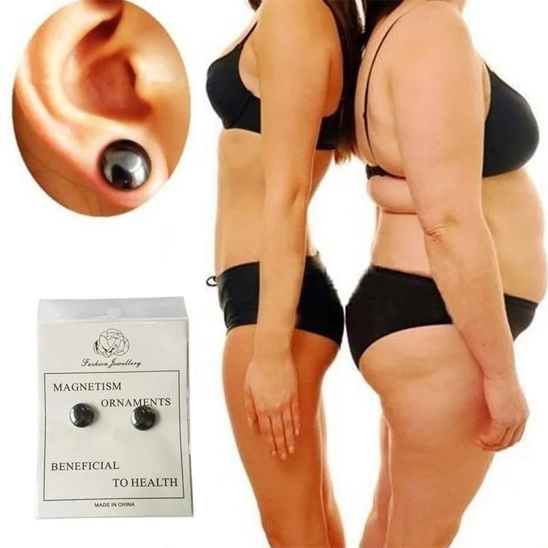 Магнитные серьги для похудения 2 шт. ухода за здоровьем стимулирующие точечные
