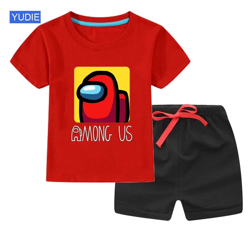 New Game kids baby T-shirt Short Sleeve Cartoon Tshirt Set for Kids Boy 3D Printed Tops Impostor Graphic Hip Hop Unisex Clothing