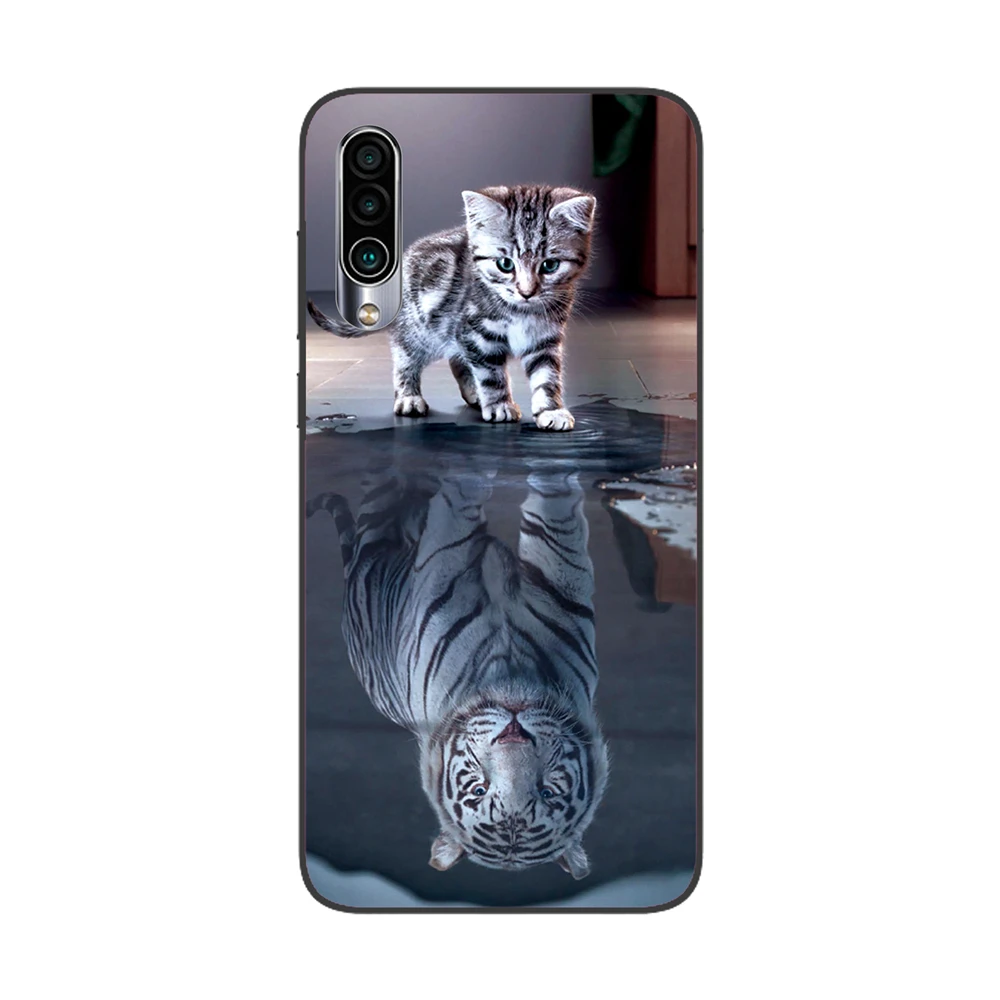 Силиконовый чехол GUCOON для Meizu 16Xs 6,2 дюймов, Мягкий защитный чехол из ТПУ для задней панели телефона, чехол-бампер с изображением волка розы