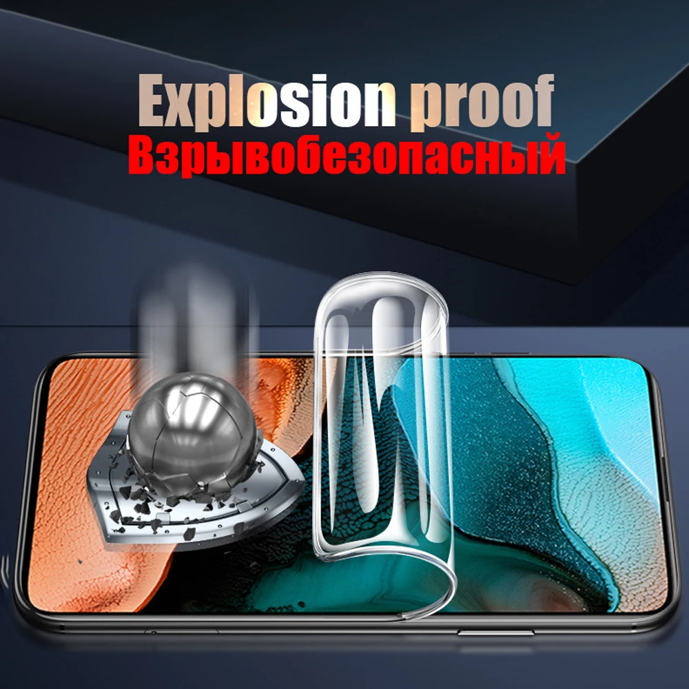 Гидрогелевая пленка с полным покрытием для xiaomi redmi note 7 8 8t pro 8A защита экрана