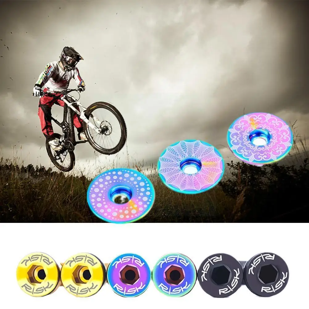 

Risk Lightweight Alloy Bicycle Headset Cap M6*30mm Bike Bicycle Screw Parts Headset Bolt Headset Stem V3m4