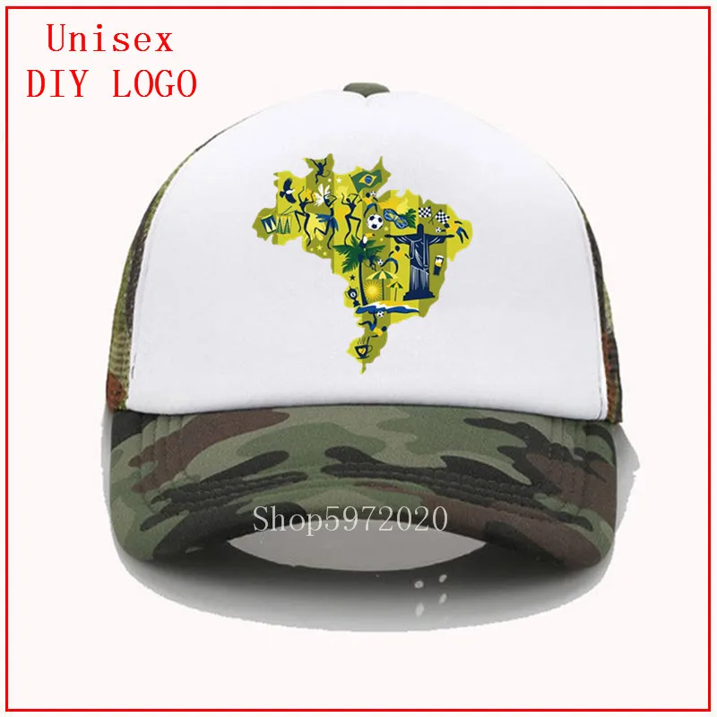 Карта бразильского флага детская шапка с щитом крест-накрест отверстием для