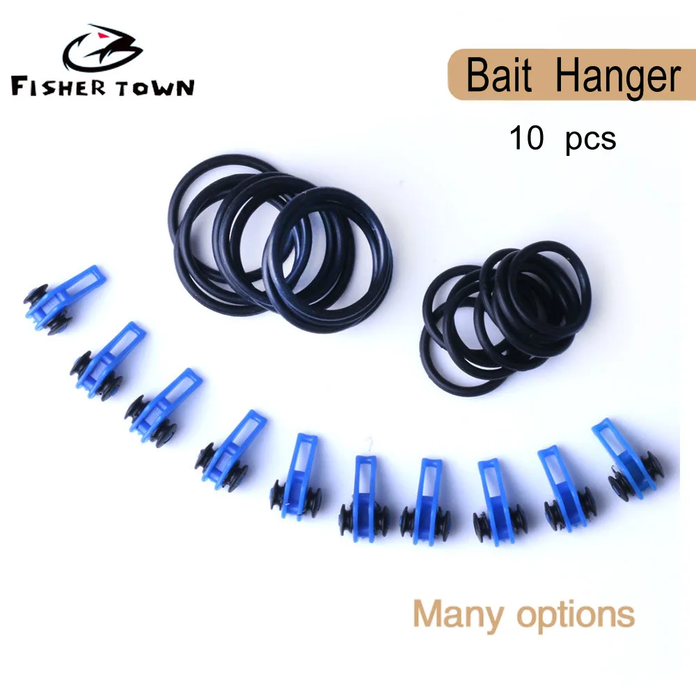 

10pcs/bag Plastic Fishing Hook Secure Keeper Lures Bait Casting Safety Holder for Fishing Rod Pole Fishing Tackle Accessories