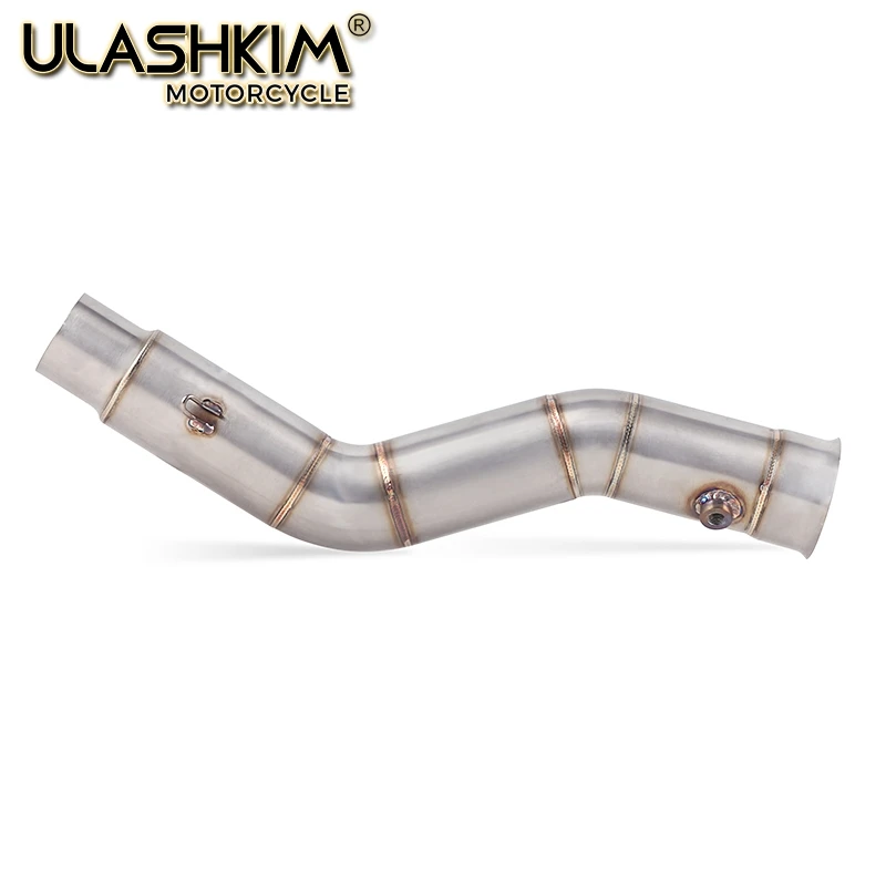 Мотоцикл глушитель Escape полная система средняя ссылка труба без шнуровки для yamaha