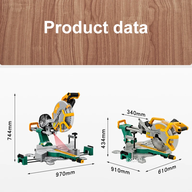 12-дюймовая циркулярная пила/алюминий дерево машина для резки пластика/лазерное