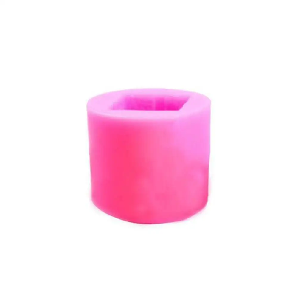 Pink Рождественская Подарочная свеча, арома, гипсовая форма для свечей, сделай сам, мыло, изготовление свечей, рождественский подарок - Цвет: Pink