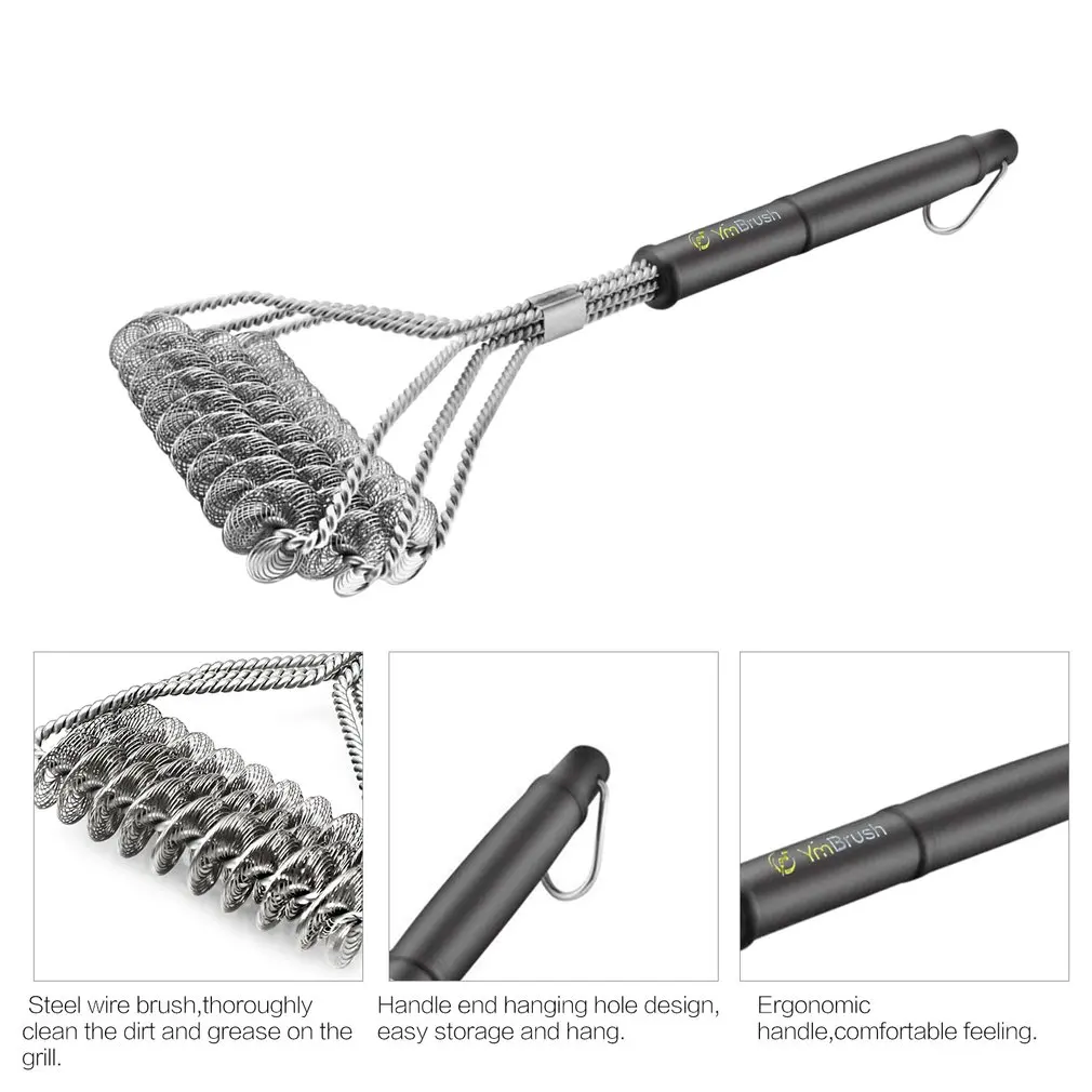 Щетка для гриля гриль барбекю щетка Чистый инструмент проволока из нержавеющей