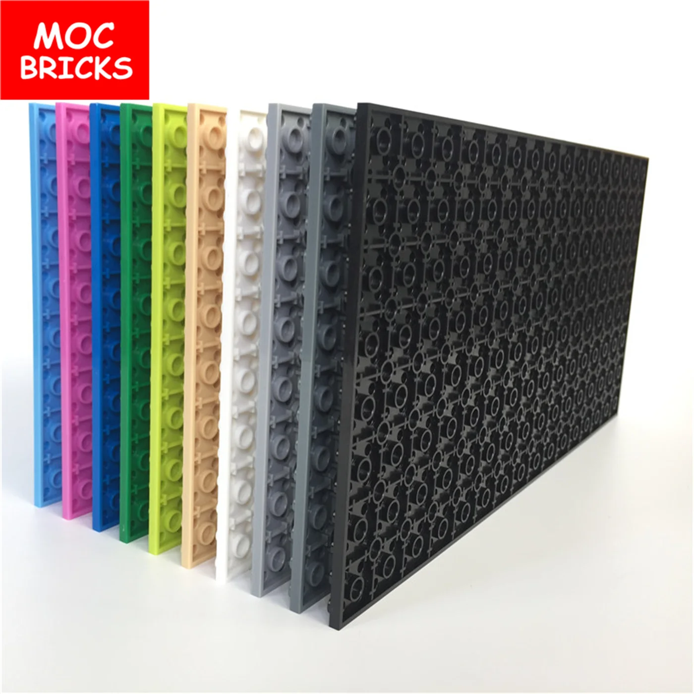 5 шт./лот MOC кирпичи толстые базовые пластины двусторонние 32x16 маленькие точки