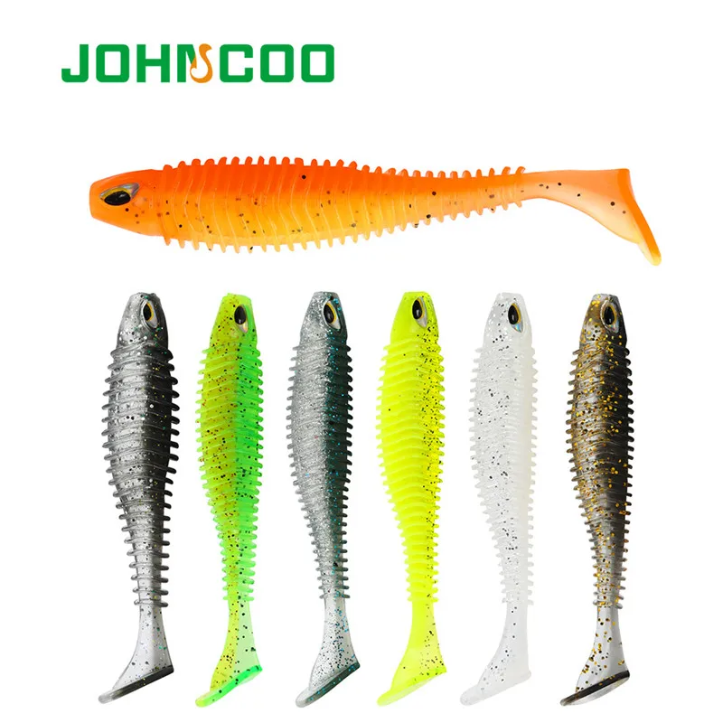 Мягкая рыболовная приманка JOHNCOO 80 мм/4 5 г 110 мм/9 гольян для ловли окуня силиконовая