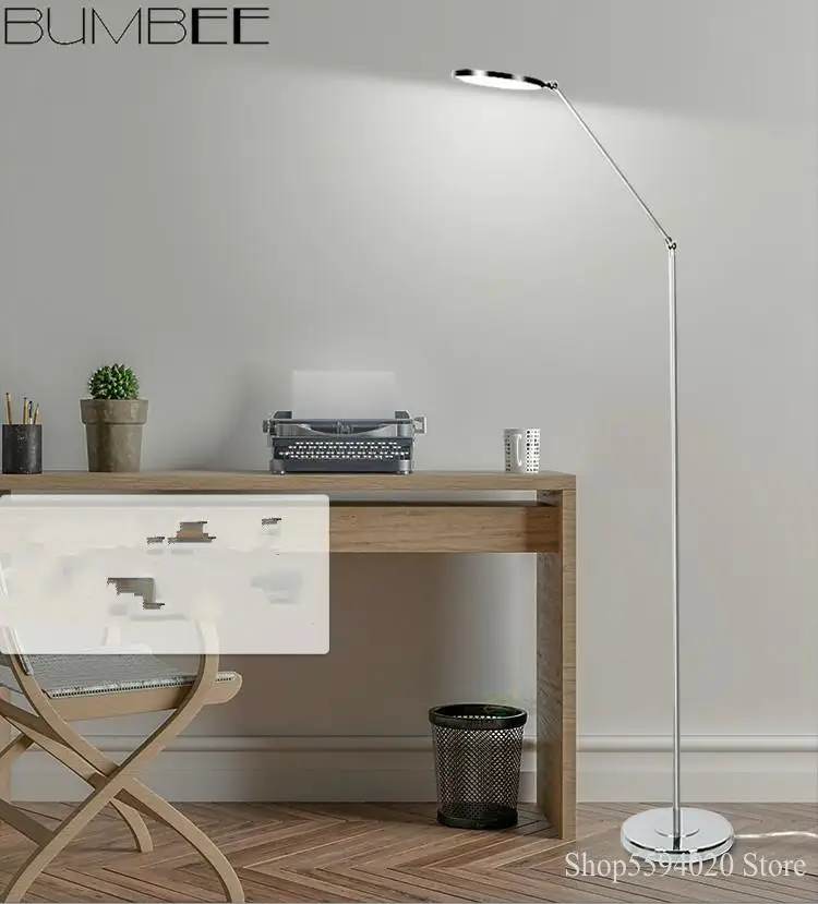 Современная Напольная Лампа с защитой глаз светодиодный прикроватный