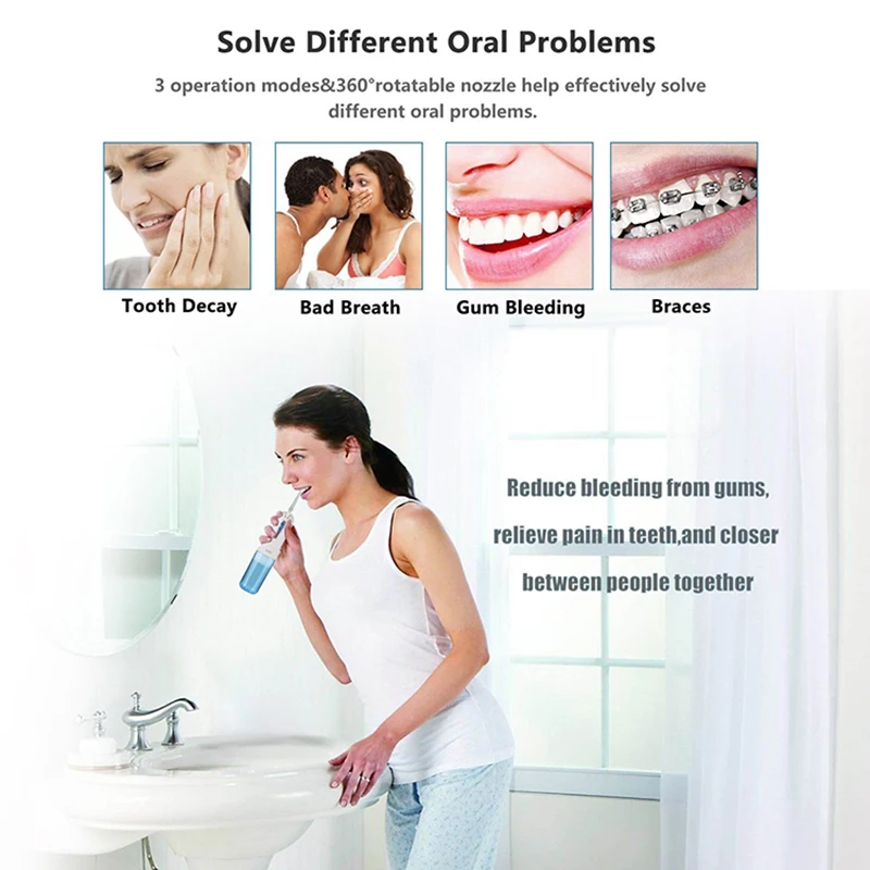 Перезаряжаемый Стоматологический Ирригатор для полости рта Chelyn.lee ирригатор с 4