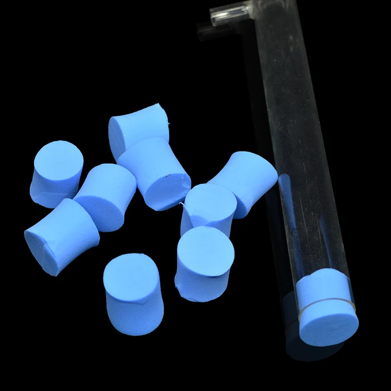 10pcs Test Tube Plug Ant Farm Accessories Blue Sponge Pet Anthill Water Feeder Block nano sponge for ant water feeder | Дом и сад
