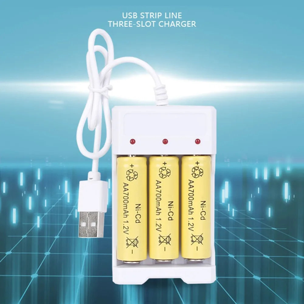 AAA 2/3/4 usb-разъемы Батарея Зарядное устройство быстрой зарядки защита от короткого замыкания Защита от ААА и АА Перезаряжаемые Батарея станция высокое качество
