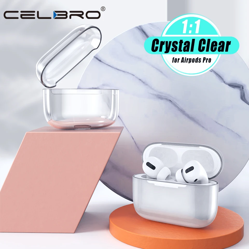 Прозрачный чехол для AirPods Pro 3 прозрачный защитный Air Pods беспроводной зарядный