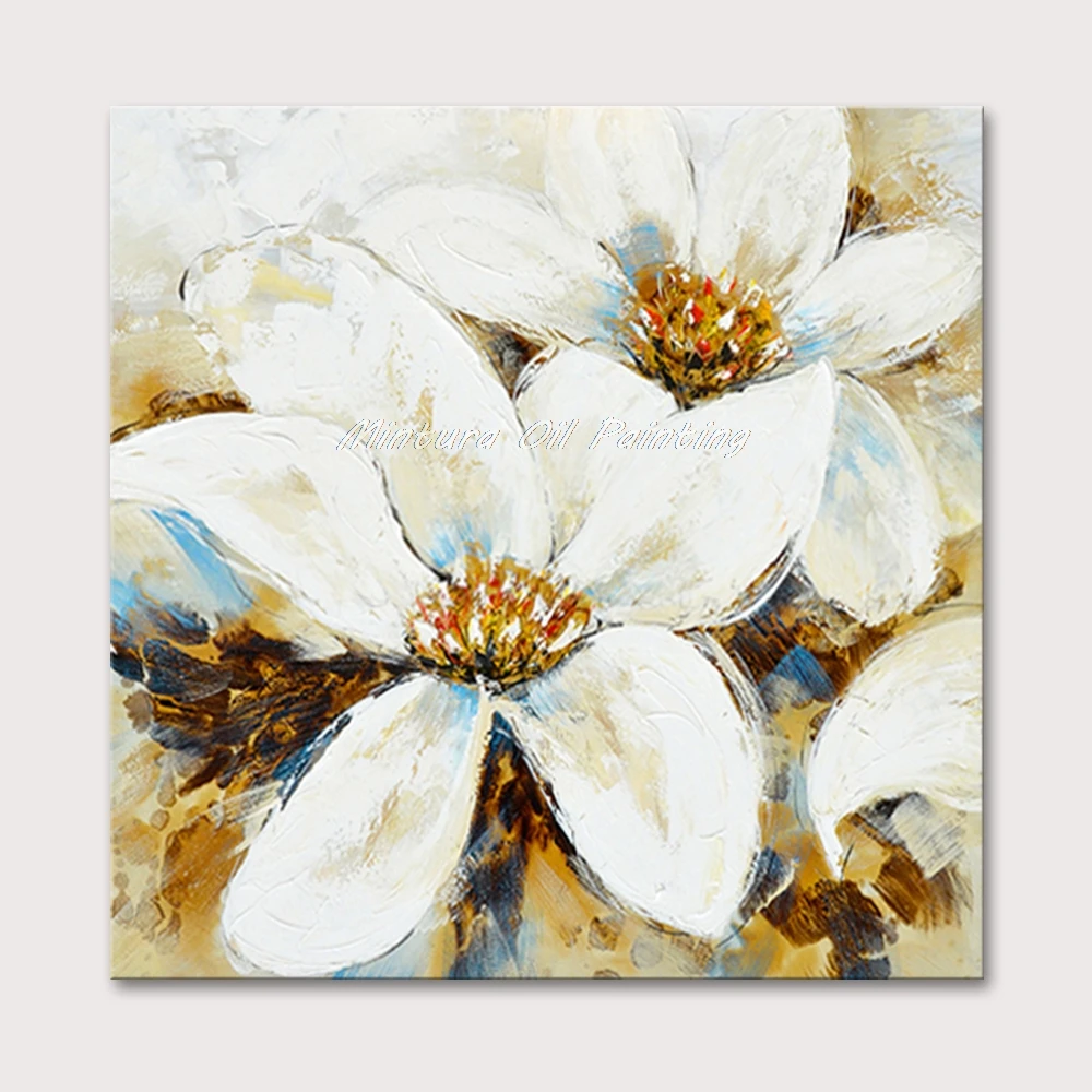 Хэмд нарисованная Толстая текстурированная картина маслом на холсте