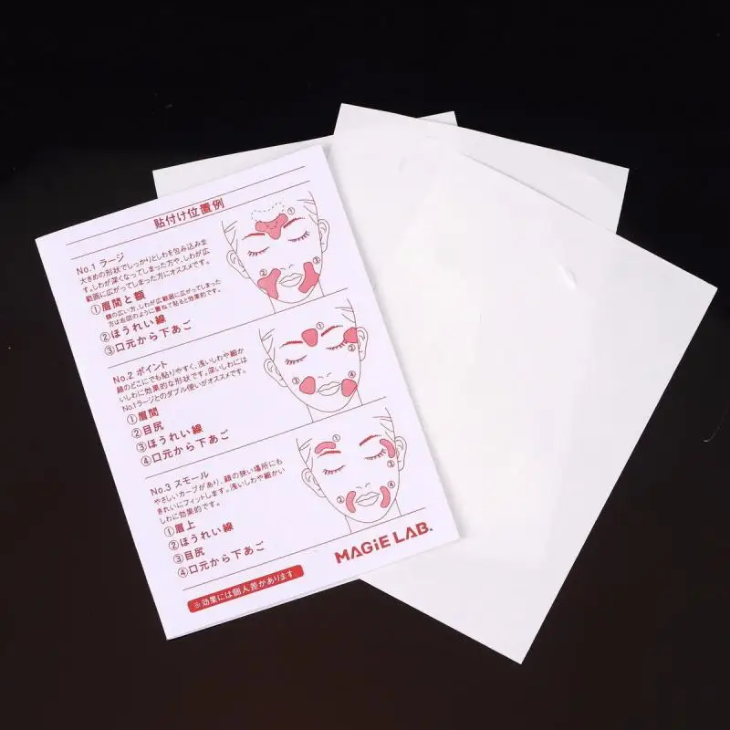 12 шт./компл. тонкий уход за кожей лица наклейки Невидимый V Форма Красота для