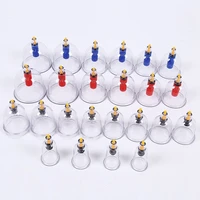 cheap 32 pieces cans cups chinese vacuum cupping kit pull out a vacuum apparatus therapy relax massagers curve suction pumps