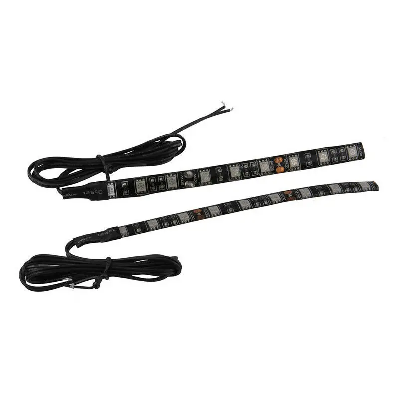 

2PCS Motorcycle LED lights Brake Turn Signal Backup License Plate Light Bar Trim