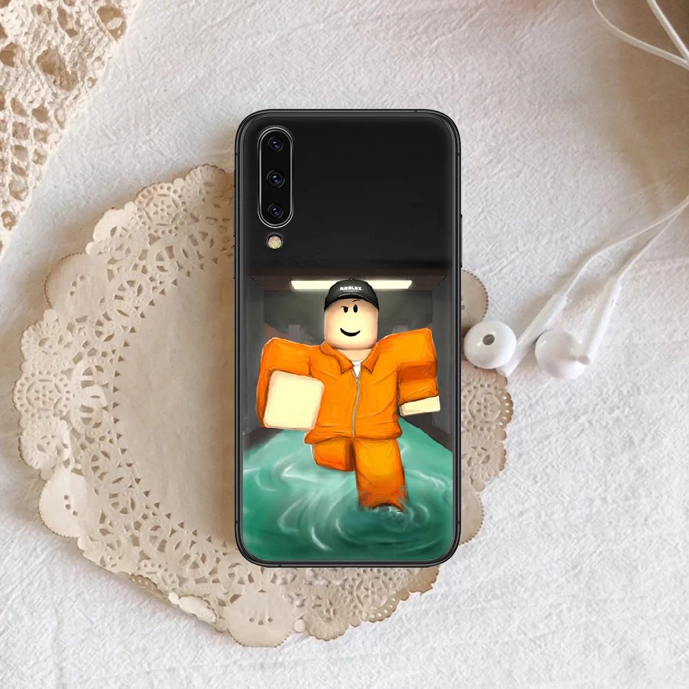 

Roblox game Phone Case Cover For Samsung Galaxy A10 A11 A20 E A21 A30 A40 A41 A50 A51 A70 A71 A81 S 4G 5G black Hoesjes Luxury