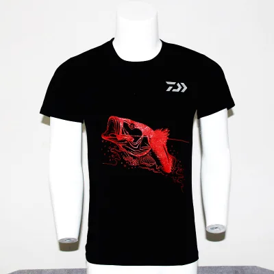 

2021 Leisure Fishing T Shirt Dawa Daiwa Plus Size Fishing Clothing Short-Sleeve Quick-Drying Breathable Sun Protection Clothes