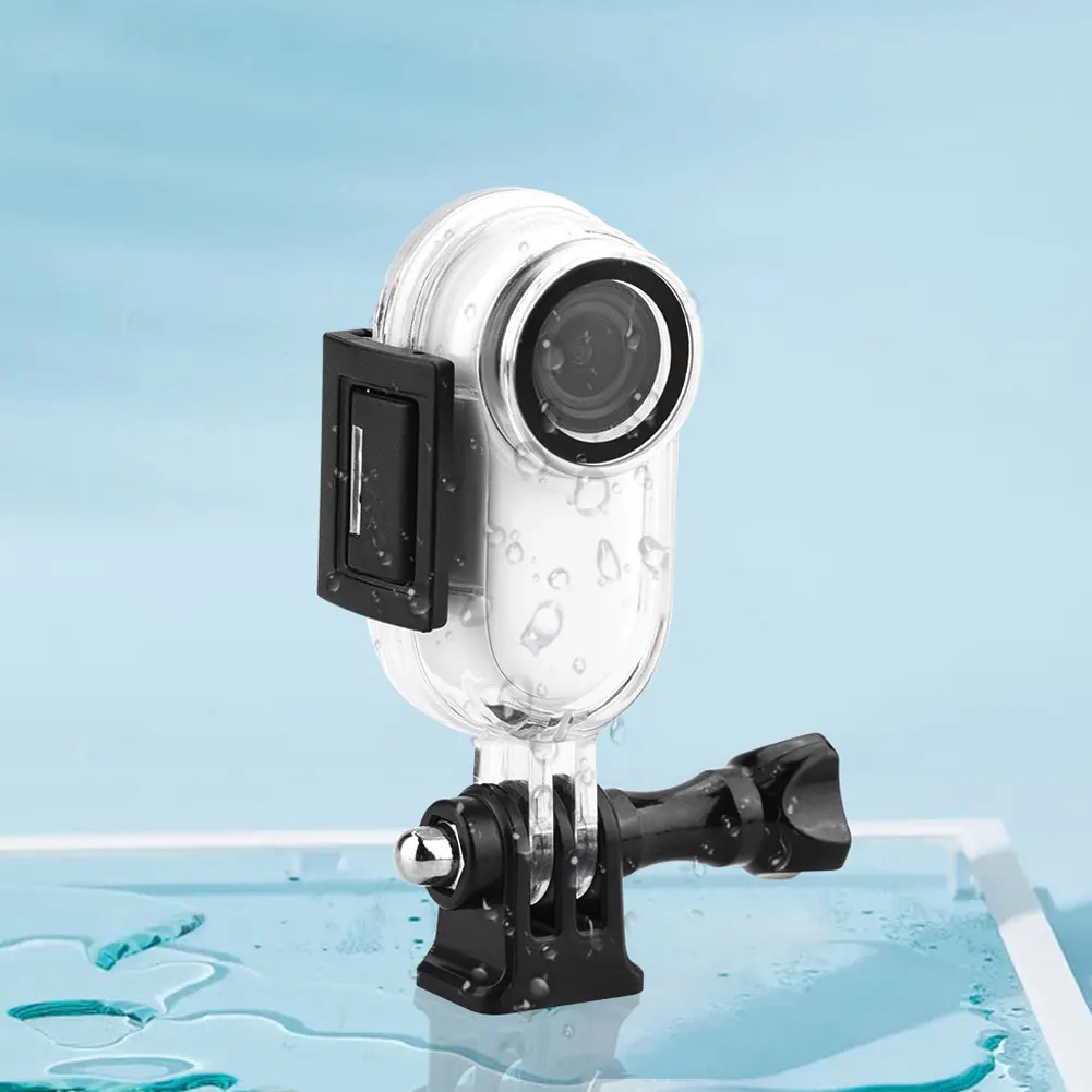 

30m Underwater Waterproof Housing Case For Insta360 GO2 Diving Protective Cover Mount Adapter For Insta360 Go 2 Accessories