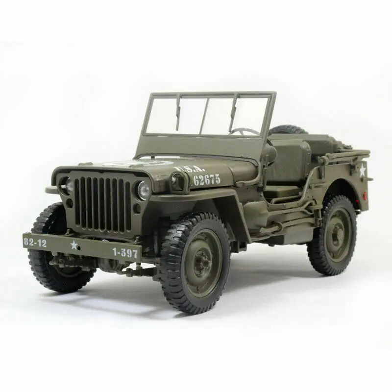 Модель гоночного автомобиля Welly 1:18 Jeep 1941 Willys MB новая модель в коробке|Наземный