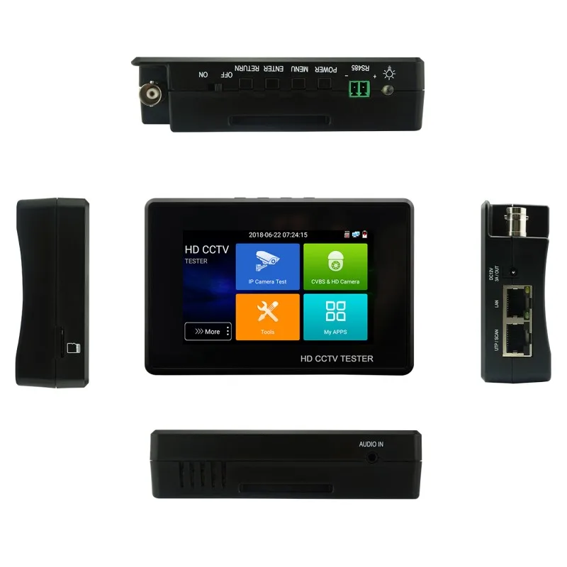IPC 1800SN 4 дюймовый 4K H265 IP камера тестер 8MP AHD TVI CVI CVBS CCTV монитор с PTZ управлением