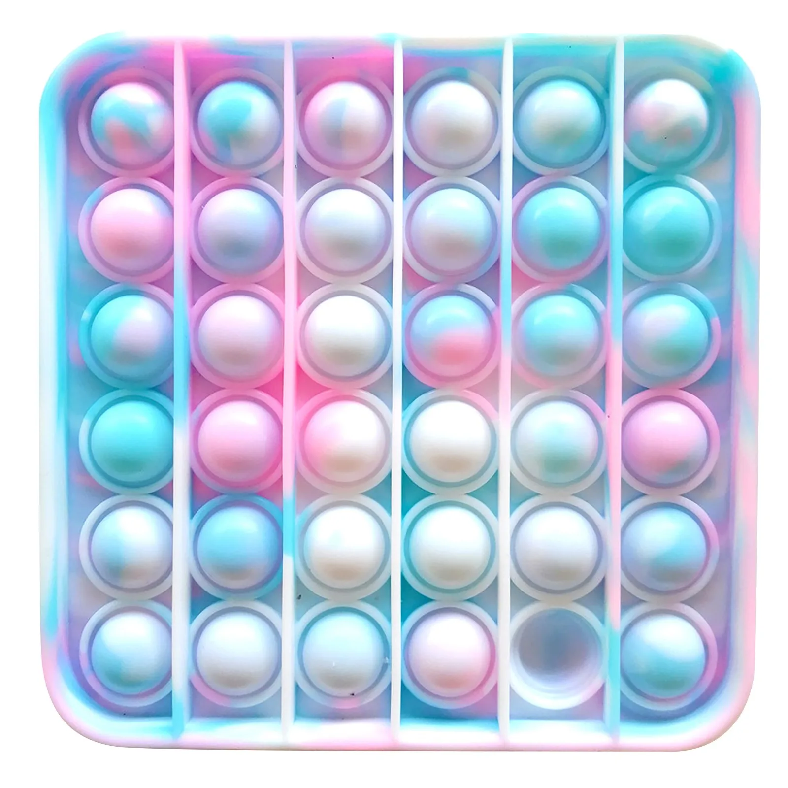 Fidget Pack de juguetes su plaza antiestr&eacute;s nuevo impulso de burbuja Arco Iris Popite para manos Popins Squishy Pops punk de estr&eacute;s para los adultos-4
