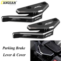 motorcycle accessories cnc aluminum parking brake lever parking brake lever cover for honda x adv 750 xadv 750 xadv750 2021