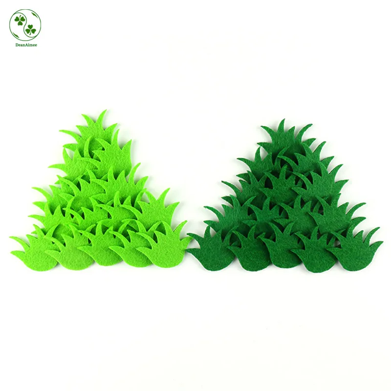 Низкая цена 60 шт./лот войлочная трава в упаковке 2 мм набор из двух фетровых