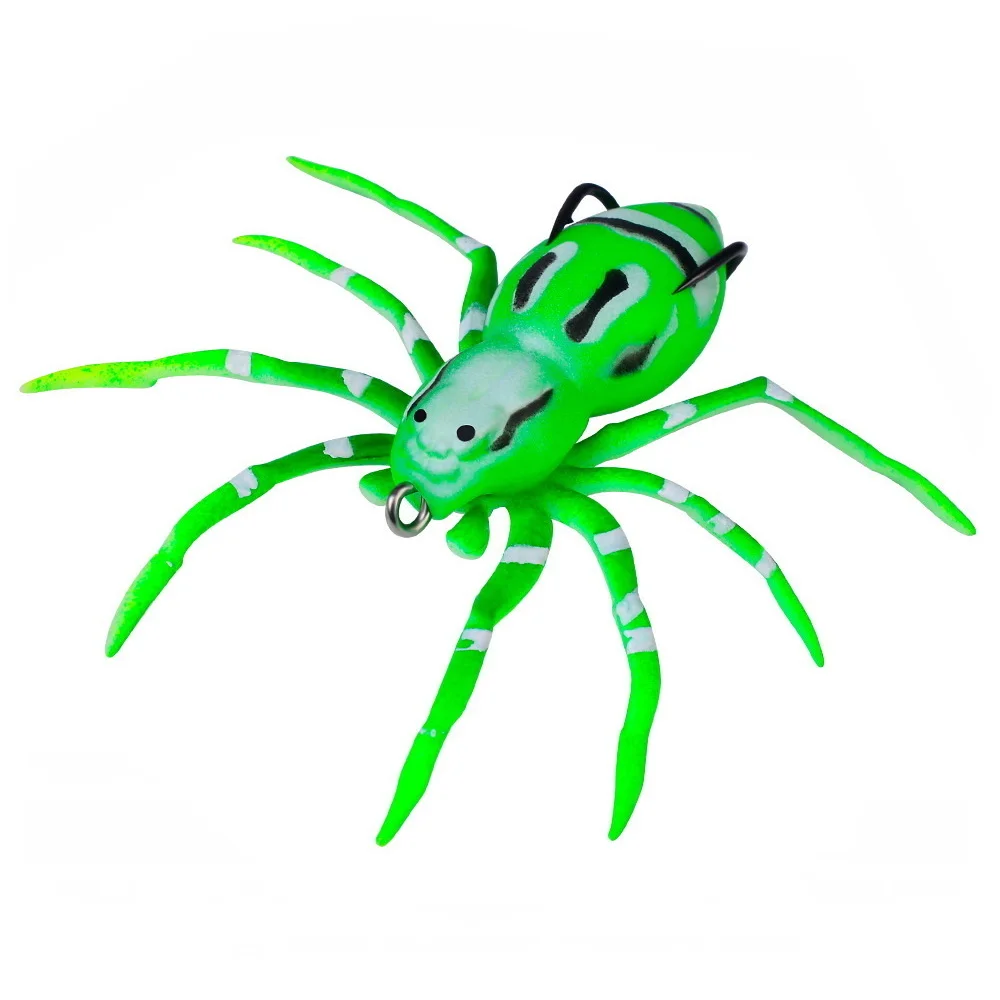 

1 шт., Мягкая силиконовая приманка в виде паука, 75 мм, 7 г